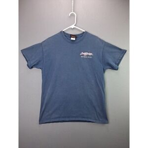 Barrett-Jackson T-Shirt Scottsdale 2014 Car Auction Large Blue Graphic Car